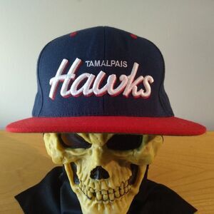 Tamalpais Hawks Script Two Tone Snap Back Hat